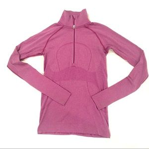 Lululemon Quarter Zip Pullover Athletic Top